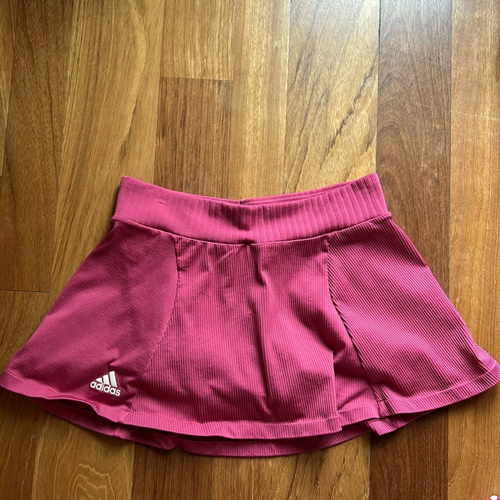 Pink size medium adidas tennis skirt with built in shorts
